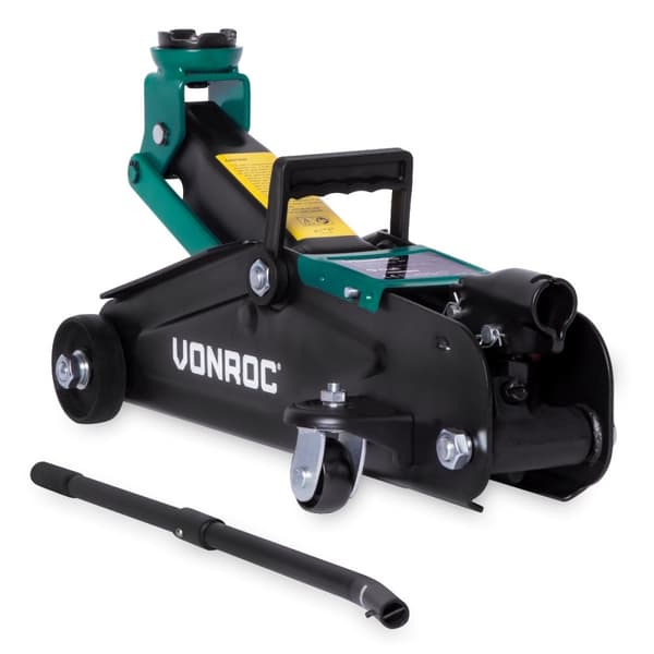 VONROC Dækskiftesæt | Donkraft - 2000kg og momentnøgle ½” - Inkl. 3Topnøglesæt - 3 stk.