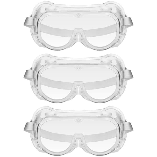 Skyddsglasögon, dammskyddsglasögon - set om 3 delar.