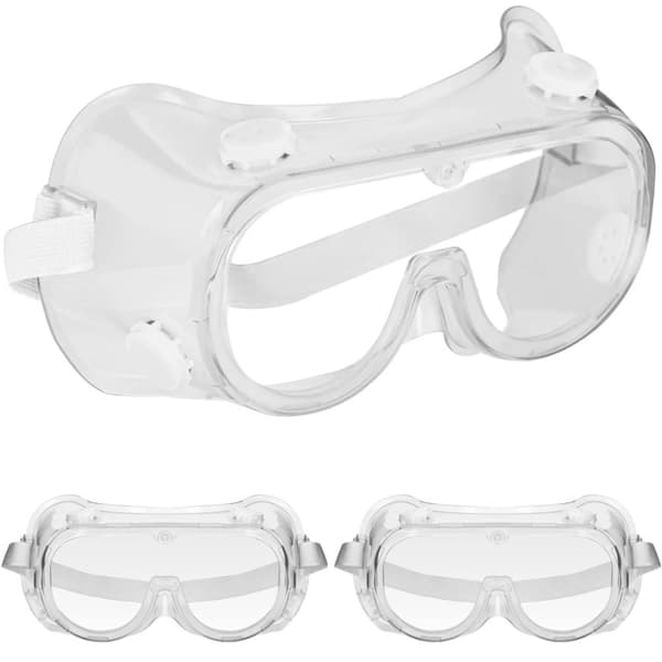 Skyddsglasögon, dammskyddsglasögon - set om 3 delar.