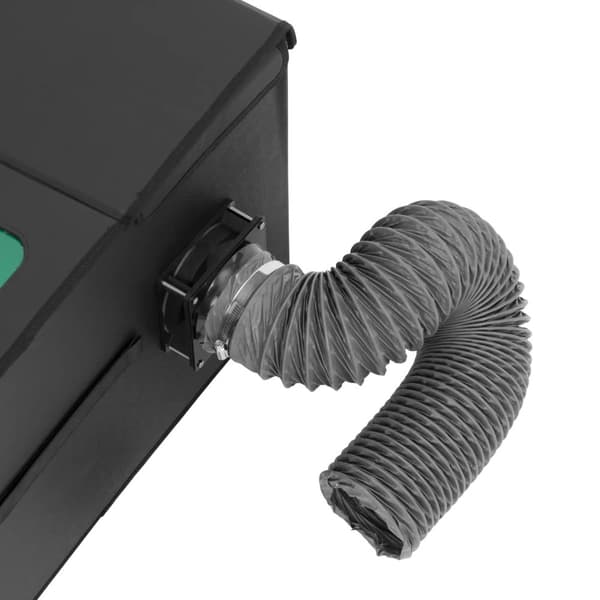 Lasergraveringsmaskin för trä, plast och metall med lock 42 x 40 cm 20 W