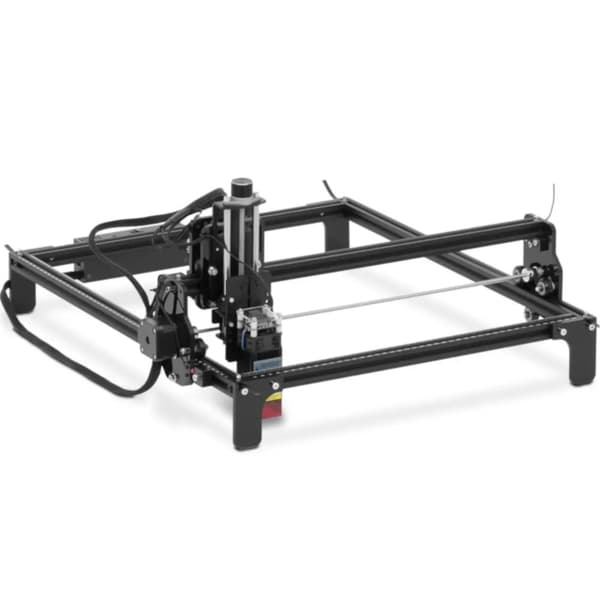 Lasergraveringsmaskin för trä, plast och metall med lock 42 x 40 cm 20 W