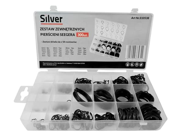 EKSTERNE RINGE 300 stk. /SØLV