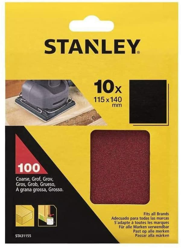 ST SANDPAPPER 115x140mm P100 /1 st.