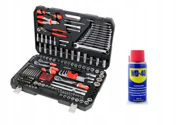 YATO VERKTYGSSET 225 st. 1/2" 3/8" 1/4" XXL 38941