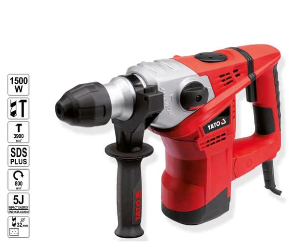 YATO PORAUS- JA POISTUSvasara SDS-PLUS 1500W 5J YT-82127