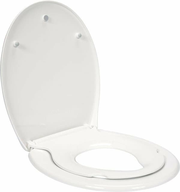 WAVE HITAASTI sulkeutuva wc-istuin PÄÄLLÄ LAPSILLE 2in1, IRROTTAVA PP-O