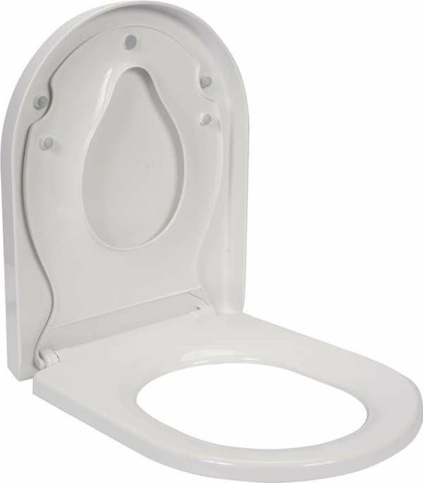 WAVE HITAASTI sulkeutuva wc-istuin PÄÄLLÄ LAPSILLE 2in1, IRROTTAVA PP-D