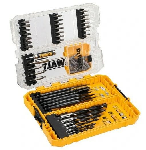 DEWALT TRÆBOR OG BITSÆT 57 stk.