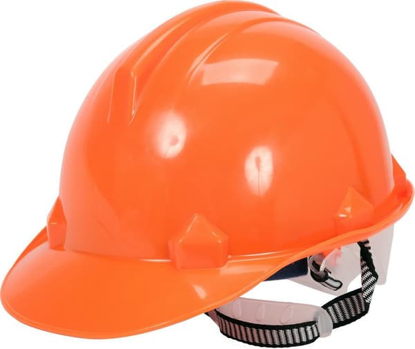 VOREL SIKKERHEDSHJELM ORANGE HDPE