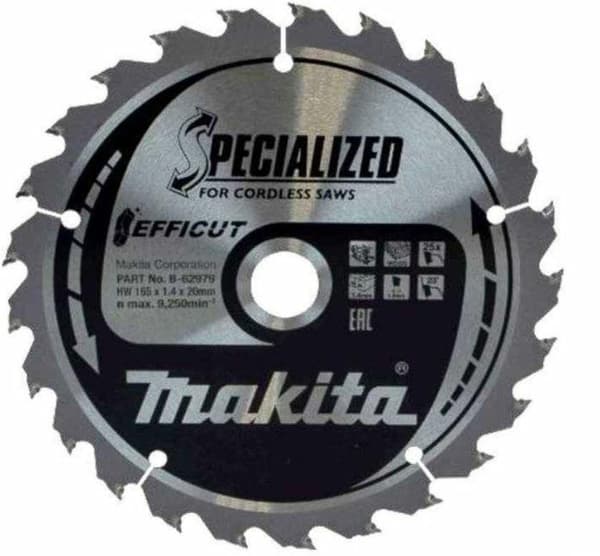MAKITA CIRKELSÅG 165x20x24z / 5 st.