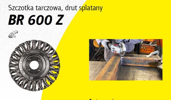 K.DISC BORSTE 125mm M14 BR600Z VRID ROSTFRI TRÅD