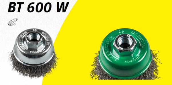 K. KOPBØRSTE 100mm M14 BT600W BØLLETRÅD