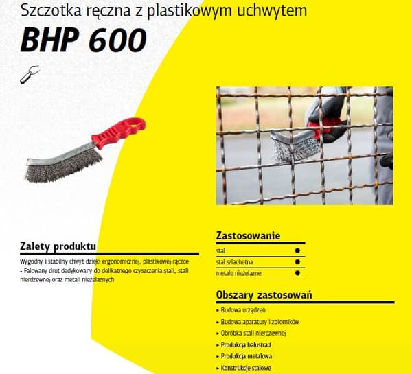 K. HANDBORSTE PLASTHANDTAG BHP600 MÄSSINGSTAD