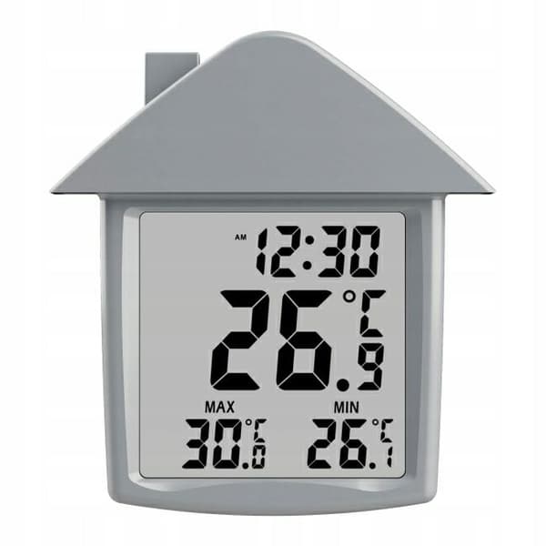 TRANSPARENT VINDUESTERMOMETER
