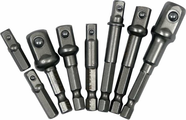 YATO HEX ADAPTERISETTI PISTORASIJOILLE 8 kpl.