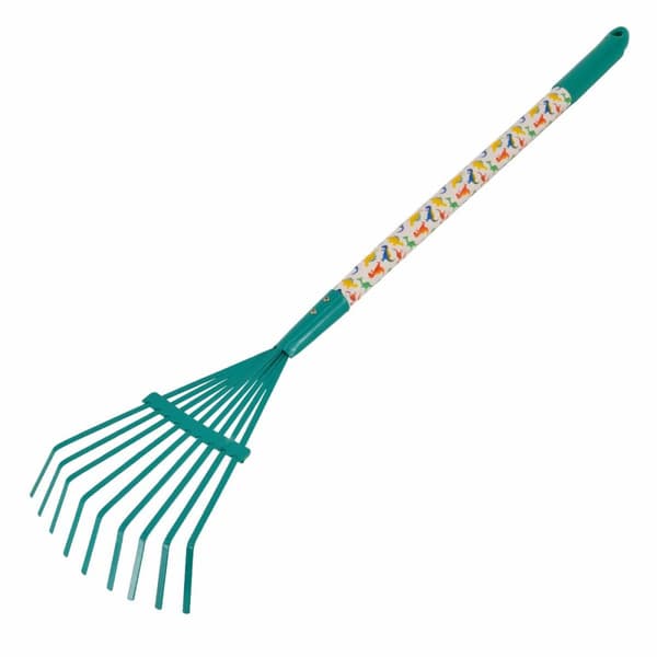 GREENMILL METAL BROOM-RAKER / TRÆ/PVC HÅNDTAG 75cm