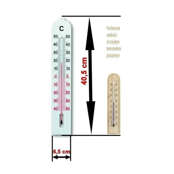 PLAST RUMTERMOMETER 66x405