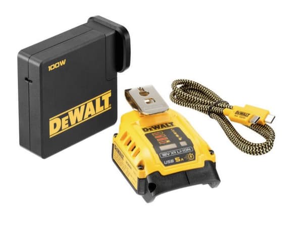 DEWALT.USB-SOVITIN AKKUJA VARTEN