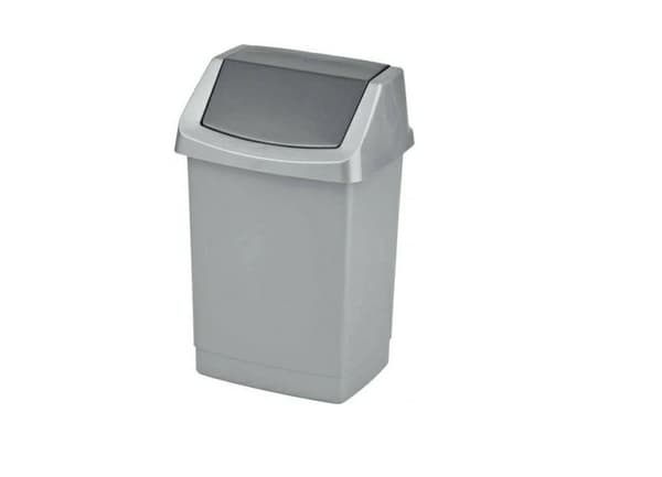 CURVER TIPPING KORG "CLICK-IT" 15L / SILVER / GRAFIT