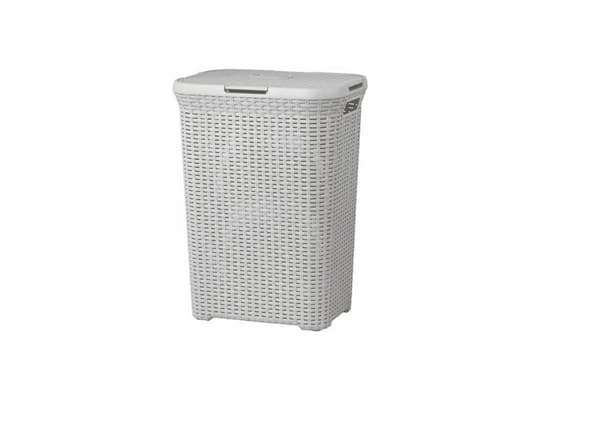 CURVER PYYKIKORI "LUONNOLLINEN TYYLI" 60L / VAALEANHARMAA