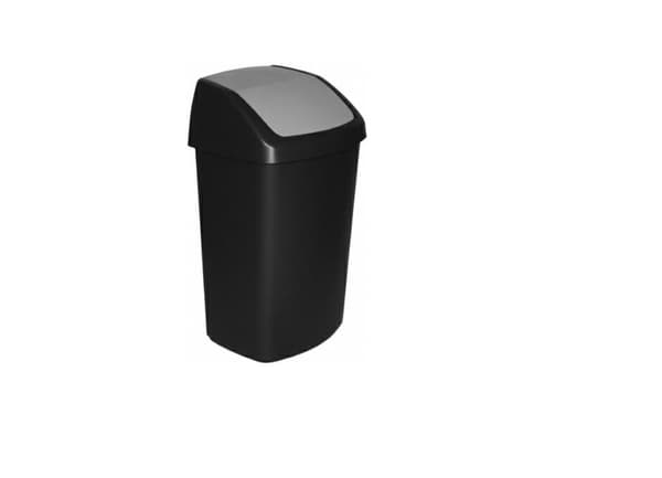 CURVER-JÄTKESÄILIÖ 50L /MUSTA/ HOPEAA