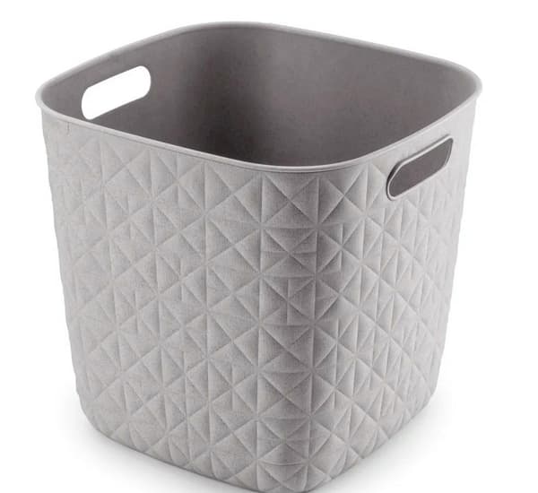 CURVER FYRKANTIG KORG, BEIGE SOFTEX 15L