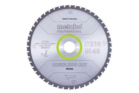 METABO RUNDSAV HW/CT 216x30x48z TRÆ PROFESSIONEL SLÅBET