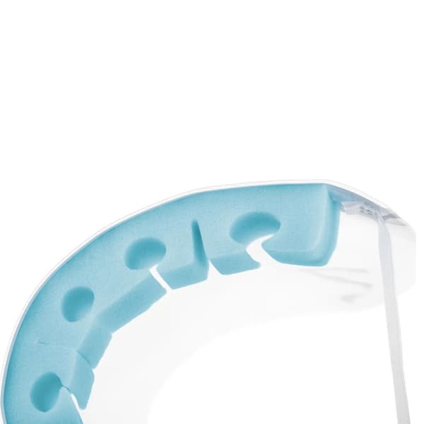 Skyddande ansiktsmask för hälsa och säkerhet - set med 4 delar.