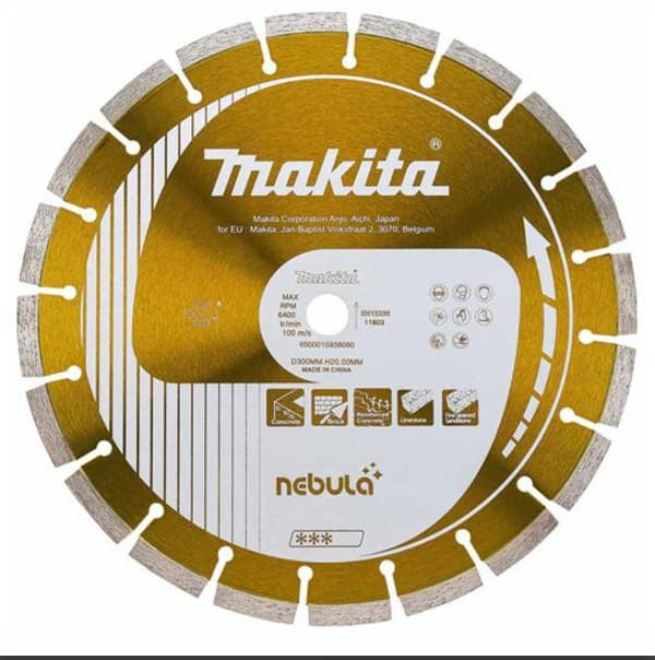 MAKITA DIAMOND DISC 400x25,4mm SEGMENT (TORR/VÖT) BETONG