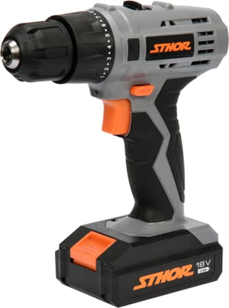 STHOR BORE OG SKRUETRÆKKER LI-ION BATTERI 18V 78972
