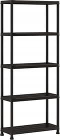 Miniatyrbillede 2 af 2: KETER PLASTHYLDE 5 HYLDER 75 x 32 x 176 cm