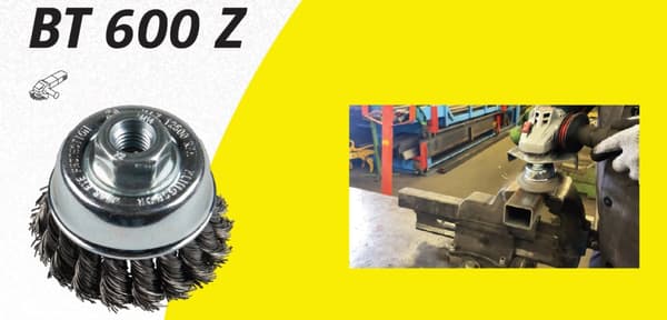 K. KUPBORSTE 65mm M14 BT600Z VINDAD TRÅD
