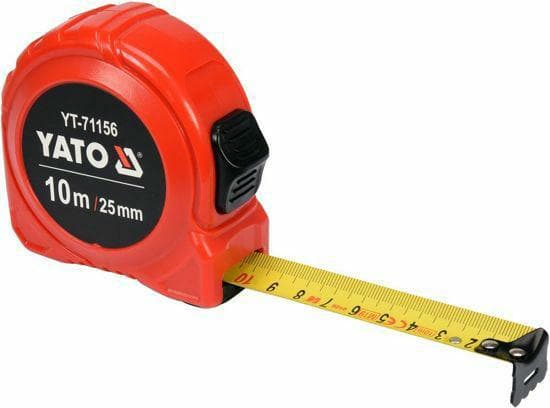 YATO RULLEMÅL 10m x 25mm