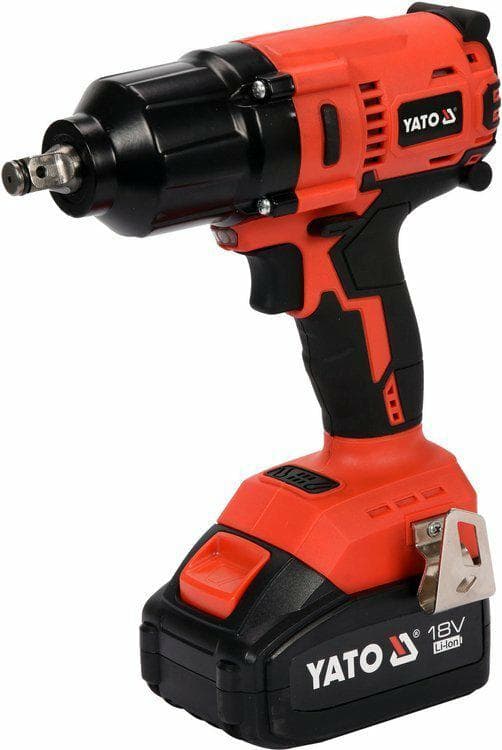YATO børsteløs SLAGSNØGLE 18V LI-ION 1/2" 1x3,0Ah 700Nm