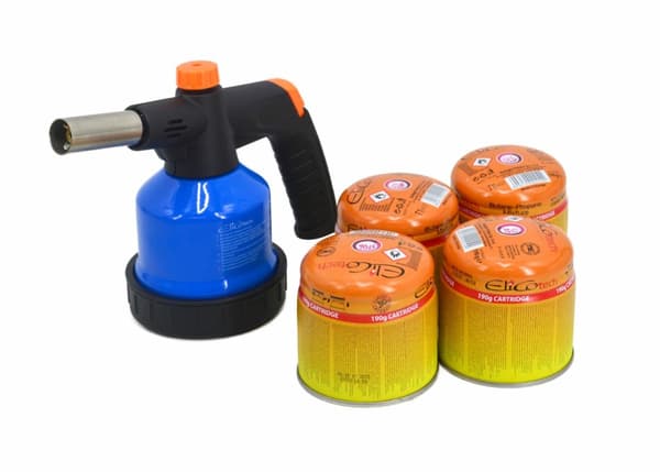 ELICO PIEZO LØDELAMPE 190G+4 OPLADER
