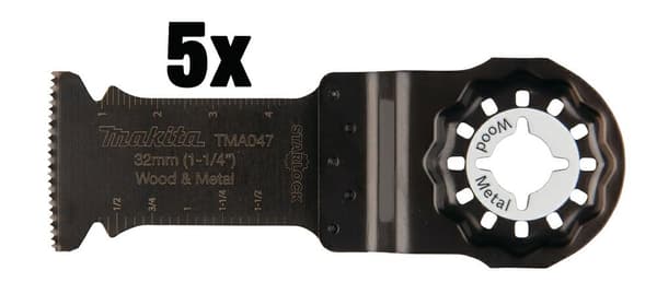 MAKITA MT PLUSTER SKÆRESAVBLAD BIM 32mm x 50mm / 5 stk.