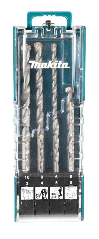 MAKITA BETONBOREBORSÆT 8 stk. 3/4/5/6/8/10mm UNIVERSAL