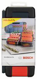 Miniatyrbillede 2 af 2: BOSCH HSS-CO METALBOREBORESÆT 18 stk. TOUGHBOX