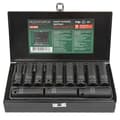 Miniatyrbild 1 av 2: ROCKFORCE LONG IMPACT SOCKETS 12 st 1/2" 10-24mm / CASE