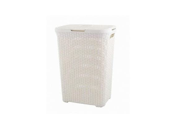 CURVER Tvättkorg "NATURAL STIL" 60L / KRÄM