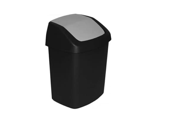 CURVER-JÄTKESÄILIÖ 15L /MUSTA/ HOPEAA