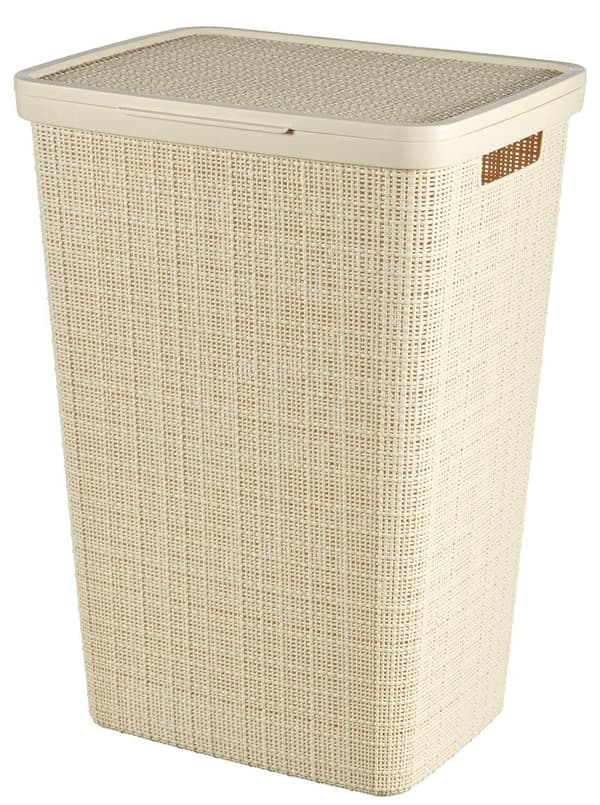 CURVER JUTE LAUNDRY Basket 58L / CREAM