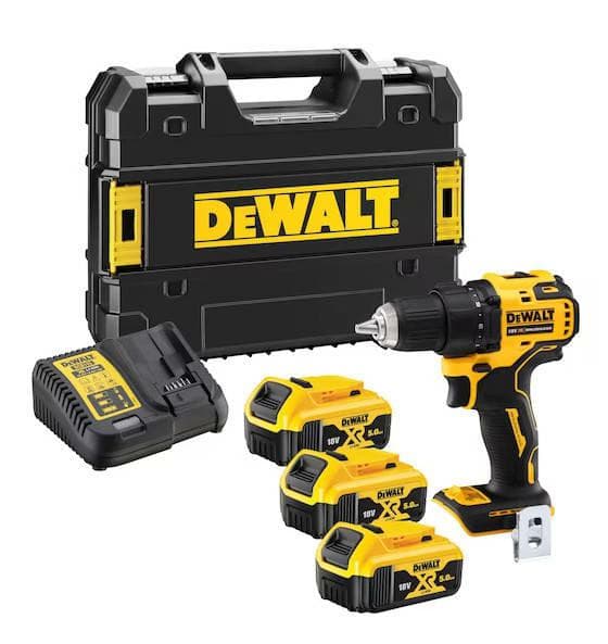 DEWALT SKRUVDRIVARE 18V DCD708P2T 65Nm 3x5,0Ah TSTAK
