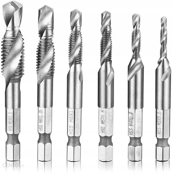 SØLV TITANIUM BORE 6 stk.