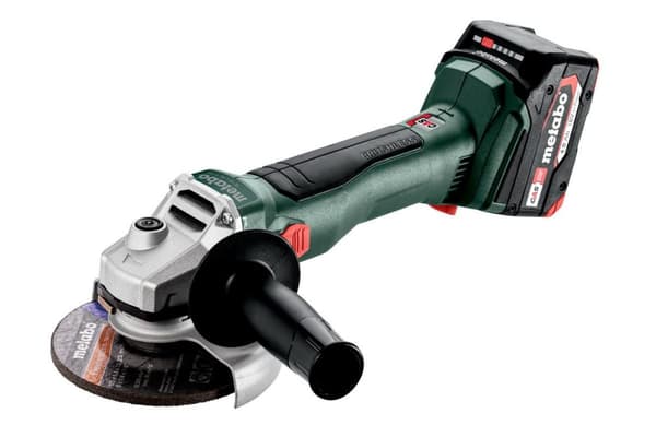 METABO.VINKELSLIBER 18 L BL 9-125 2x4,0Ah METABOX