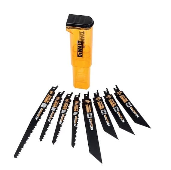 DEWALT SABLERKANT. MIX 8 stk. EKSTREM RUNTIME+ KASSETTE