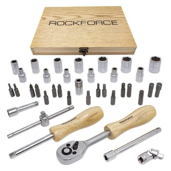 ROCKFORCE 1/4" NØGLE SÆT 38 stk.
