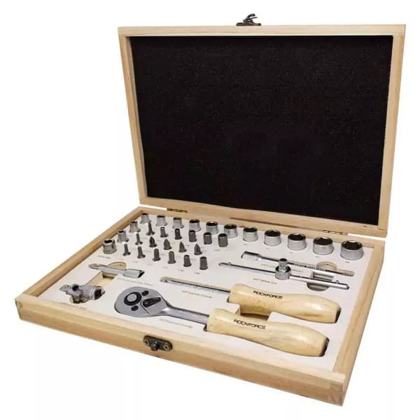 ROCKFORCE 1/4" NØGLE SÆT 38 stk.
