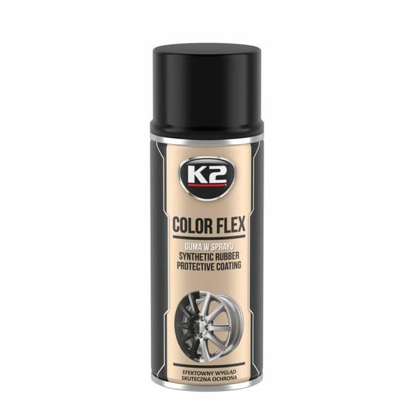 K2 COLOR FLEX RUMBERSPRAY - GLANS SORT 400ML