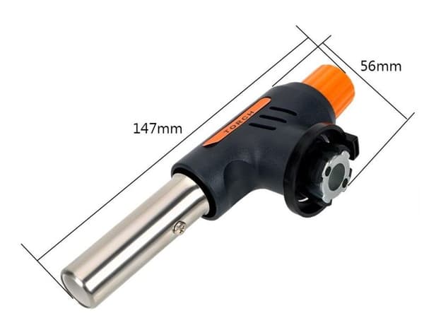Värmepistol, Gasbrännare, svart, Patronlödkolv, Keramisk lödlampa